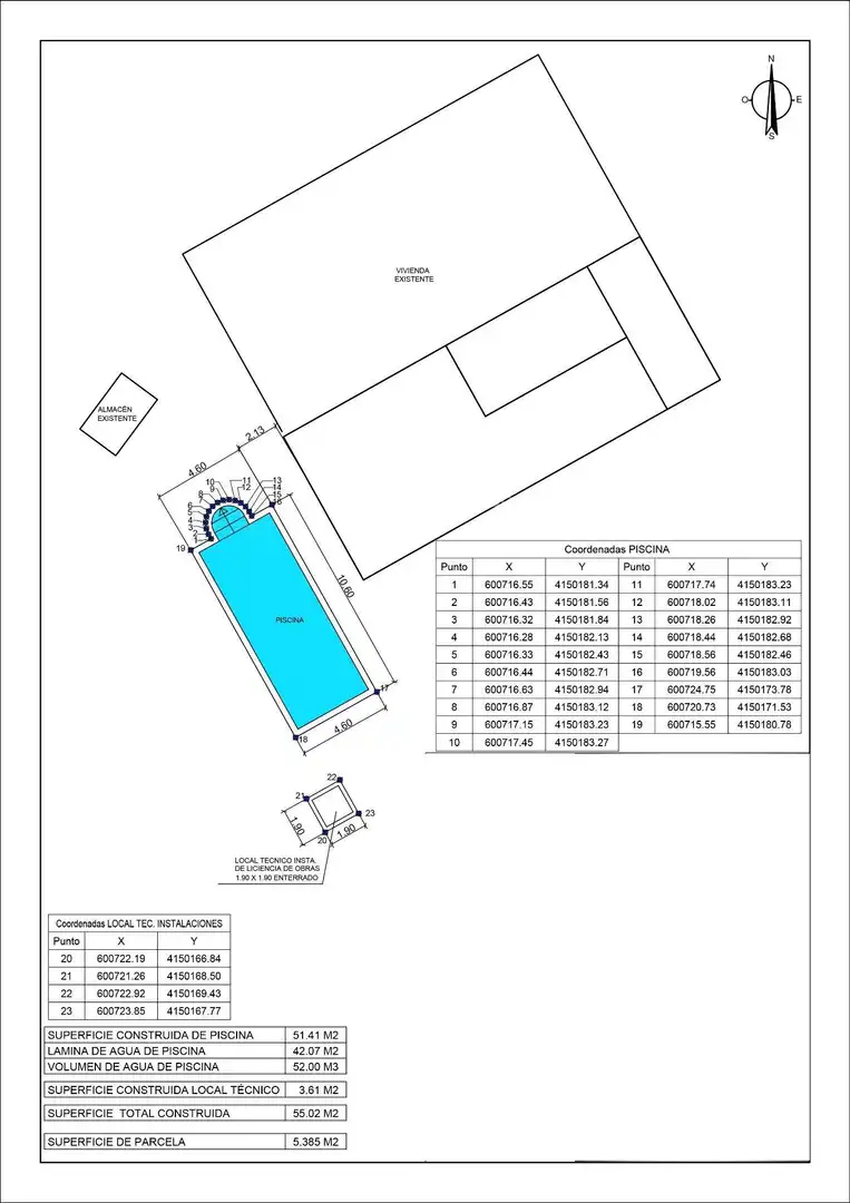 Piscina de Casa o chalet en venta en Puerto Lumbreras con Aire acondicionado, Calefacción y Jardín privado