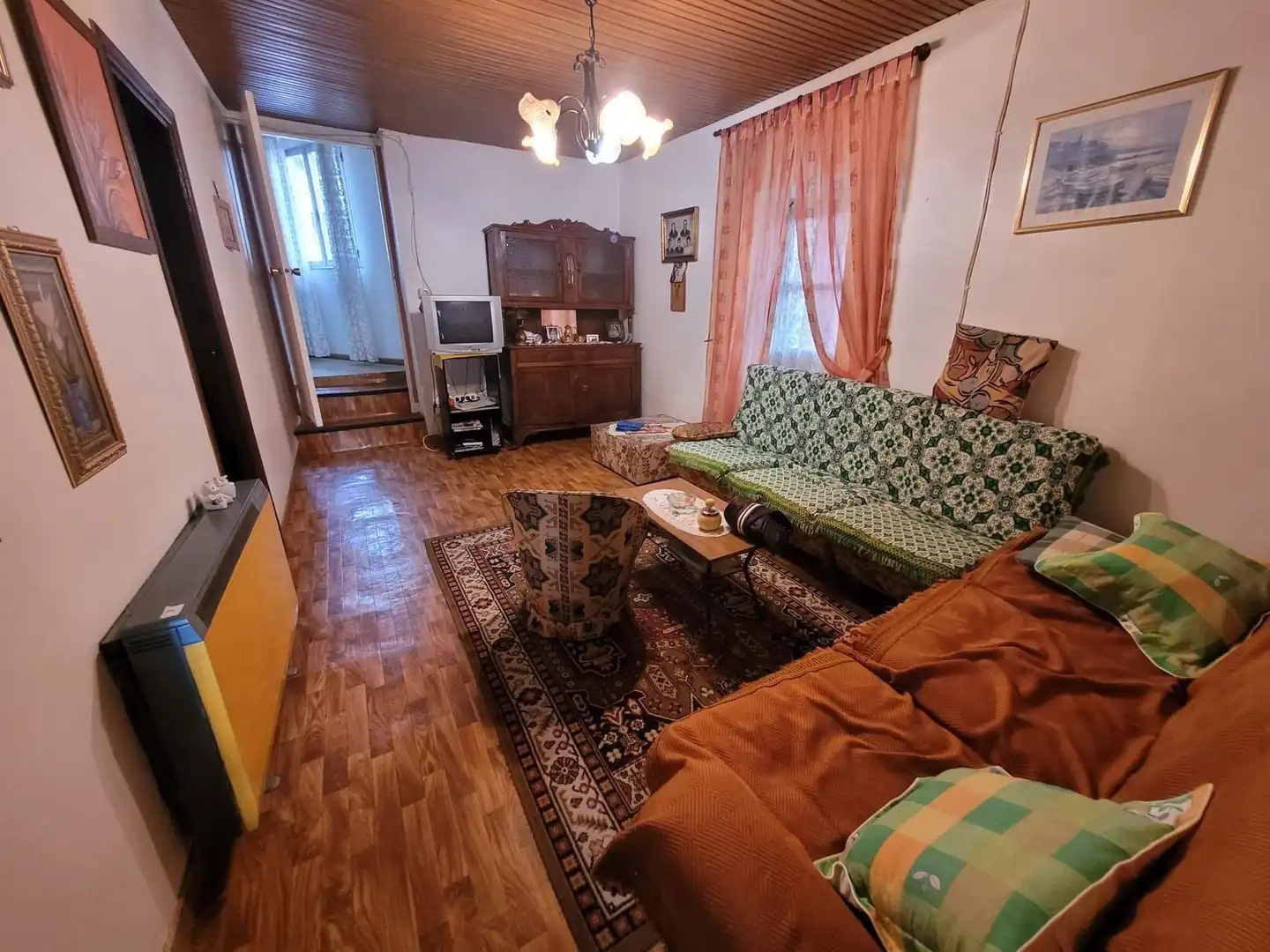 Sala d'estar de Finca rústica en venda en Trasmiras amb Terrassa