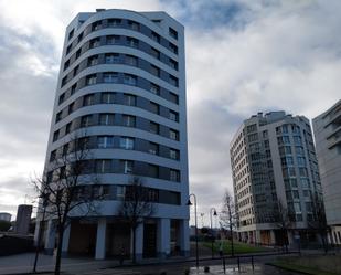 Vista exterior de Garatge en venda en Gijón 