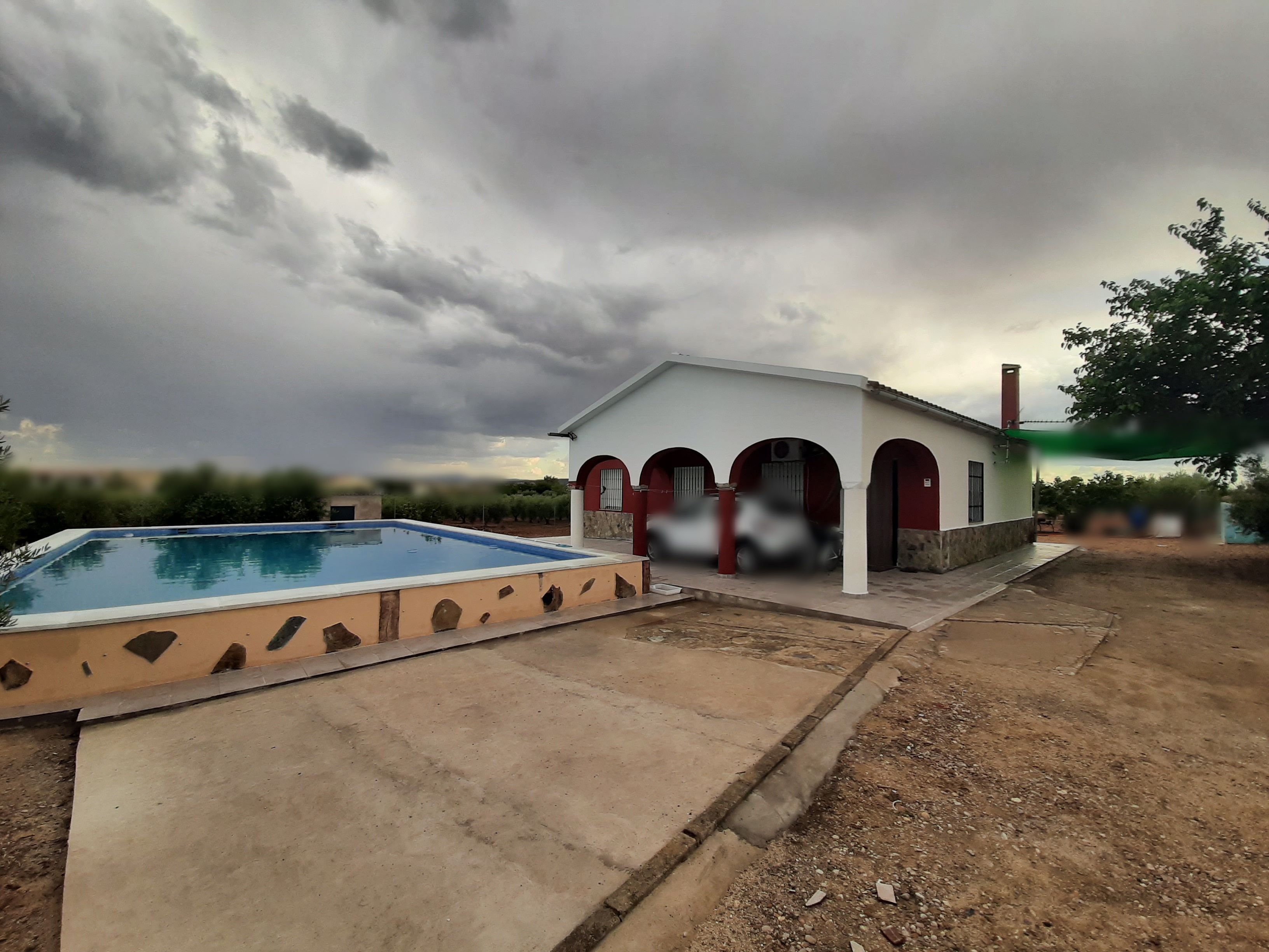 Piscina de Casa o xalet en venda en Don Benito amb Aire condicionat, Jardí privat i Terrassa