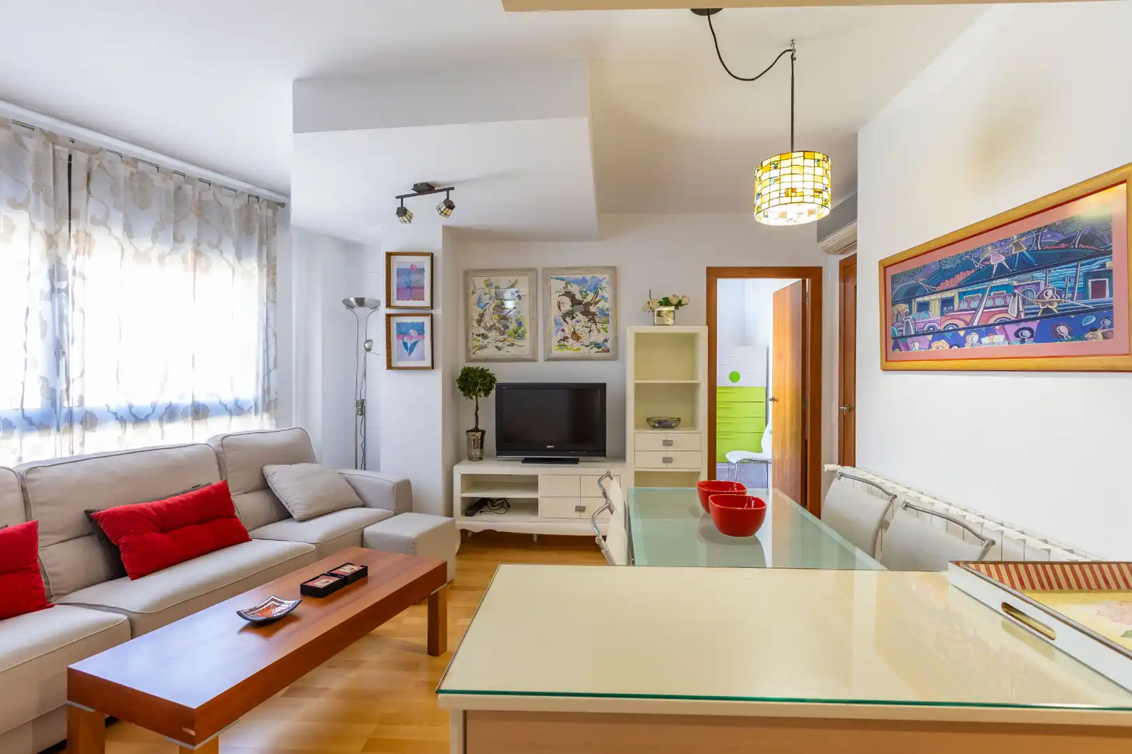 Sala de estar de Dúplex en venta en Gelida con Aire acondicionado, Calefacción y Parquet