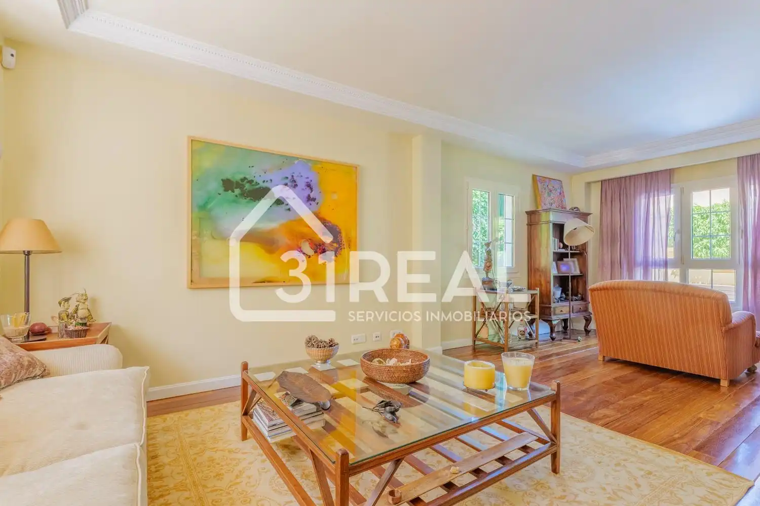 Living room of Houses for sale in Madrid