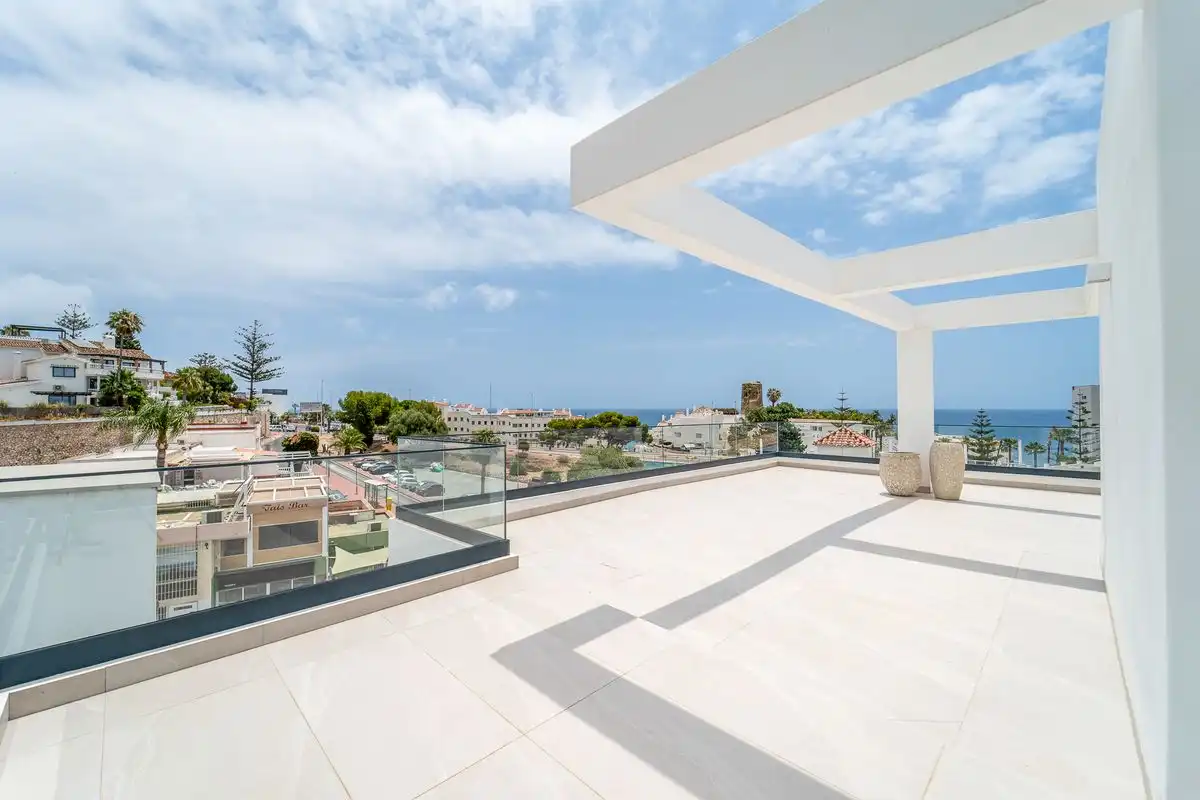 Terraza de Casa o chalet en venta en Benalmádena con Aire acondicionado, Calefacción y Jardín privado