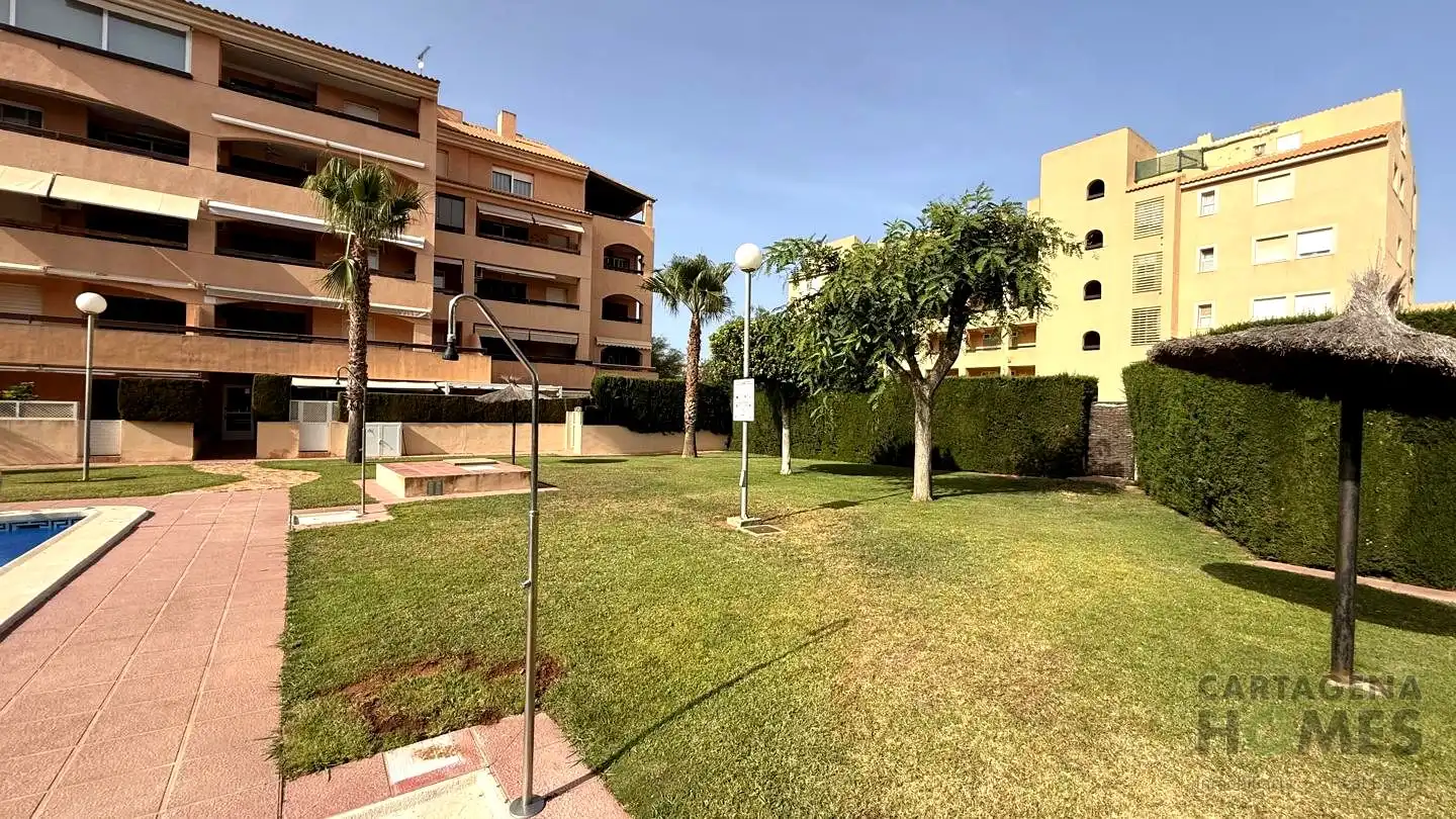 Exterior view of Ground floor for sale in Cartagena  with Air Conditioner, Private garden and Terrace