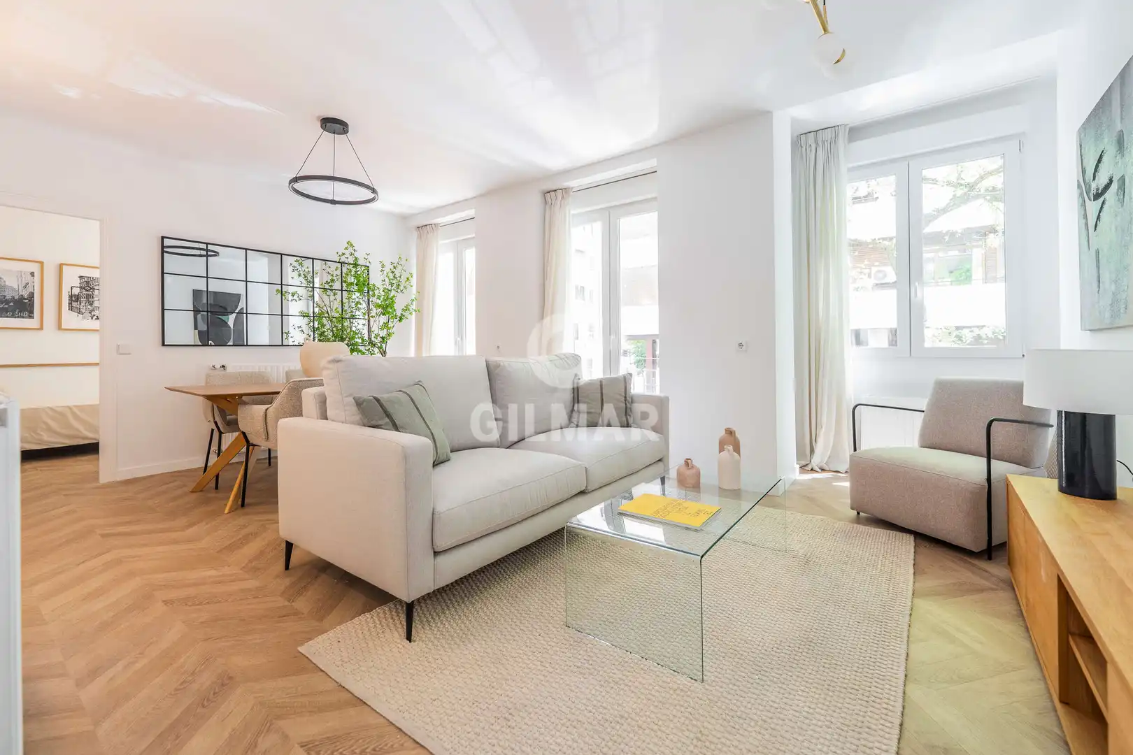 Living room of Flat for sale in Madrid  with Heating