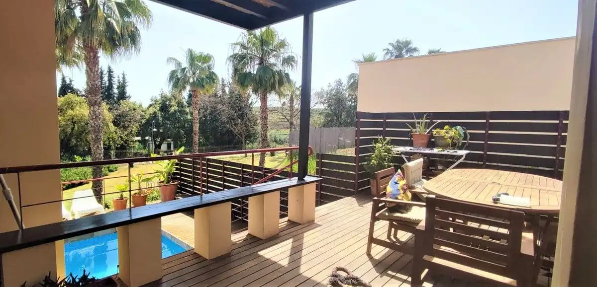 Terrasse von Haus oder Chalet zum Verkauf in Benahavís mit Klimaanlage, Heizung und Privatgarten