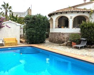 Vista exterior de Casa o xalet de lloguer en Jávea / Xàbia amb Calefacció, Jardí privat i Terrassa