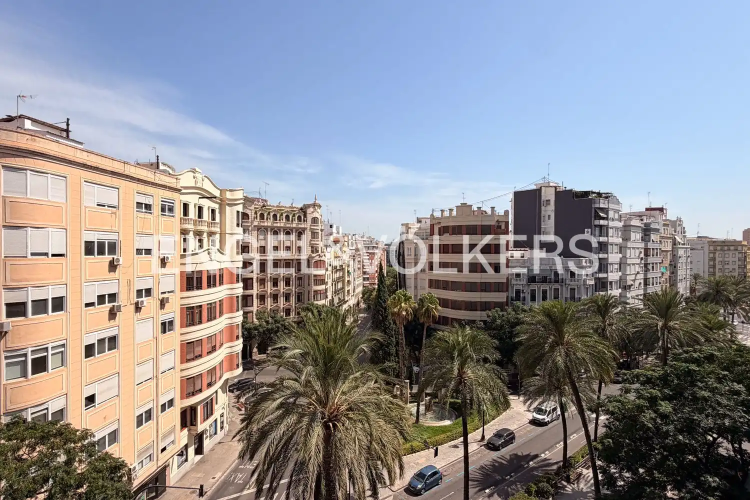 Außenansicht von Wohnung zur Miete in Valencia mit Klimaanlage, Heizung und Möbliert