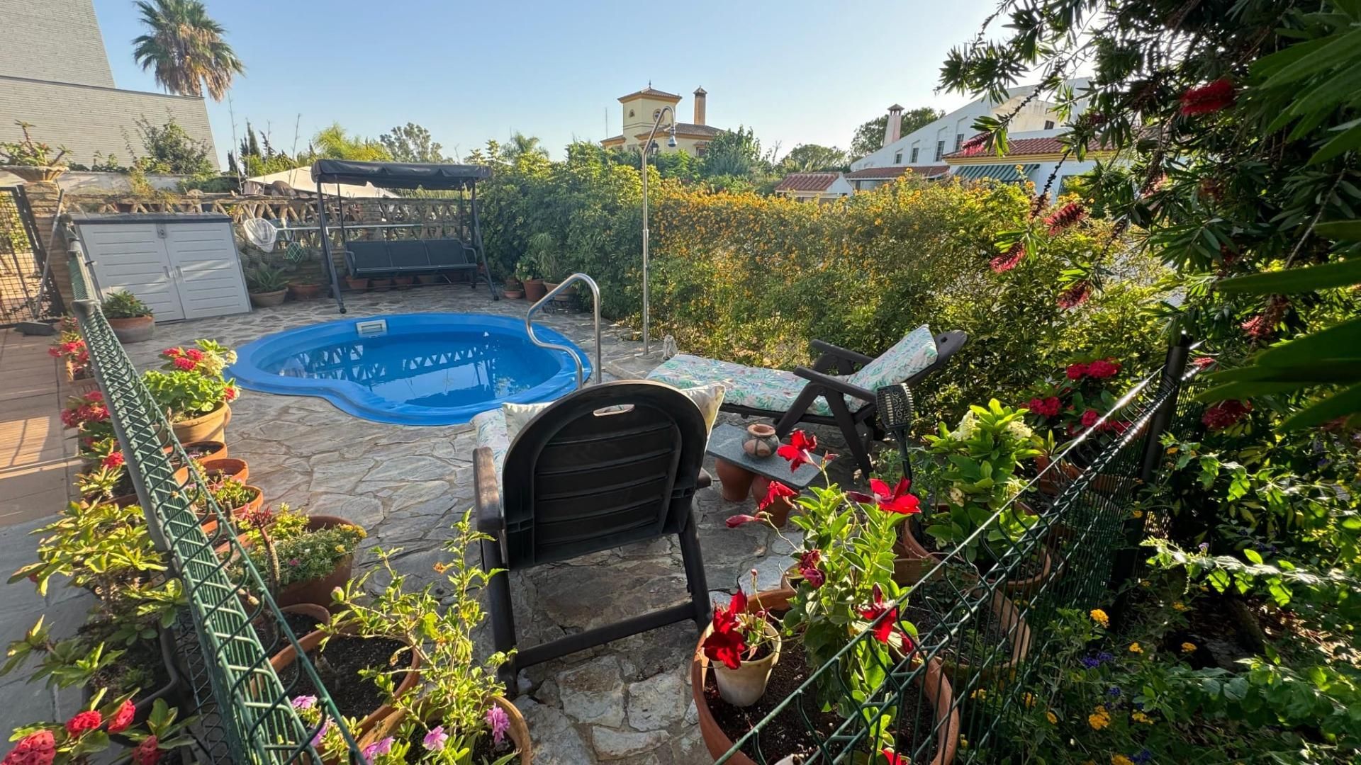 Garden of House or chalet for sale in Aljaraque  with Air Conditioner, Private garden and Swimming Pool