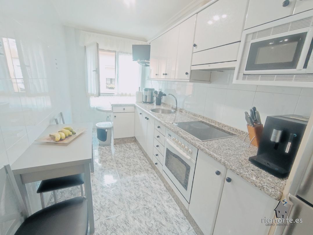 Kitchen of Flat for sale in Langreo  with Heating and Furnished