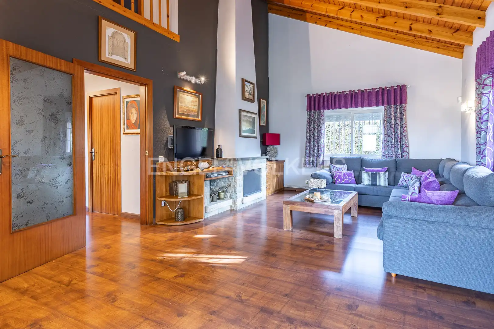 Sala d'estar de Casa o xalet en venda en Sant Antoni de Vilamajor amb Aire condicionat, Calefacció i Jardí privat