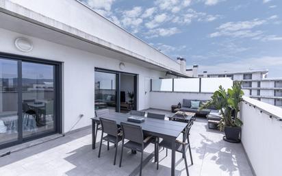 Terrace of Attic for sale in Sant Adrià de Besòs  with Air Conditioner, Terrace and Swimming Pool