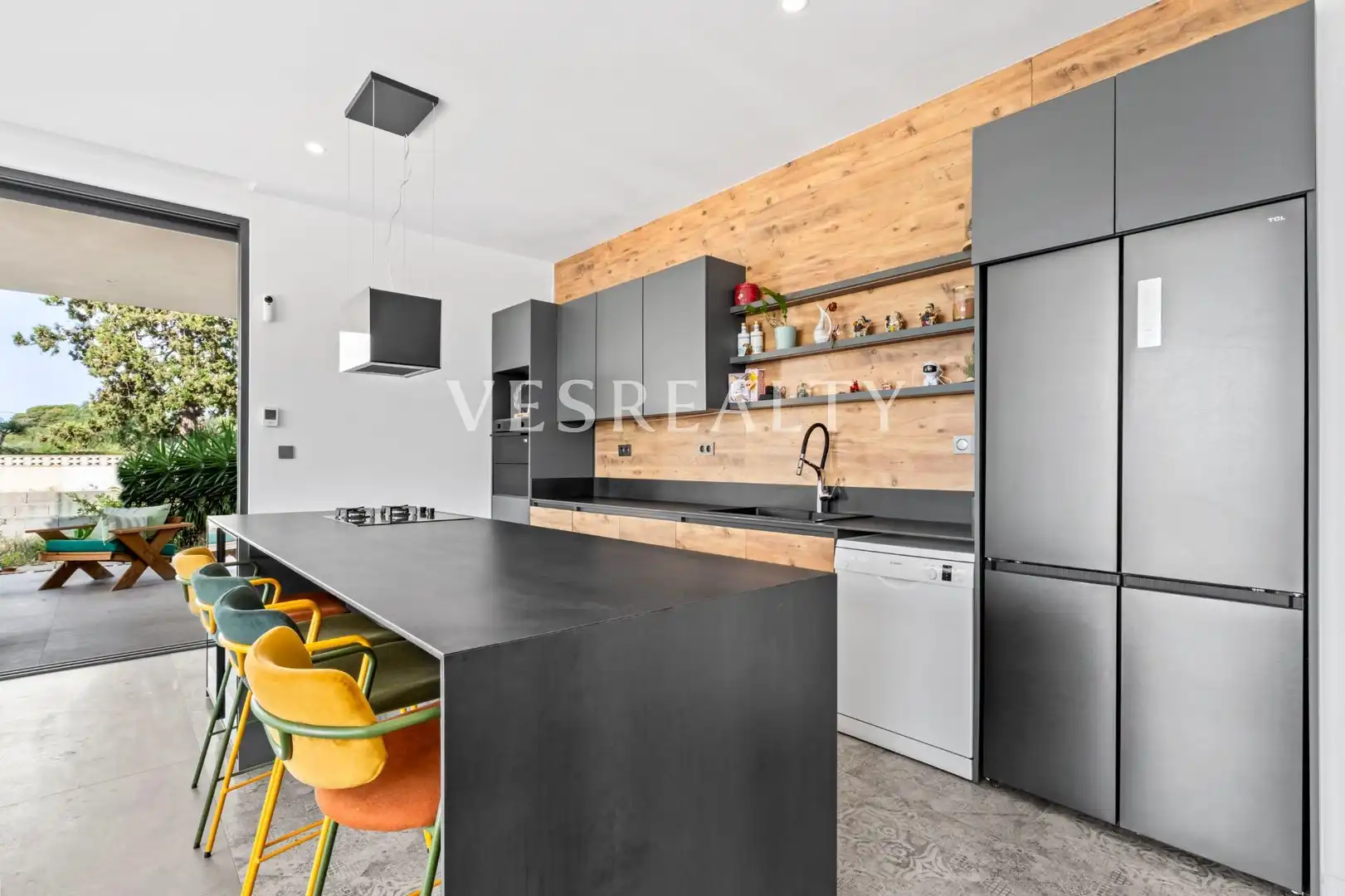 Cocina de Casa o chalet de alquiler en Alicante / Alacant con Aire acondicionado, Calefacción y Terraza
