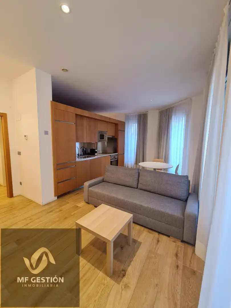 Living room of Flat for rent in Vigo   with Air Conditioner, Heating and Furnished