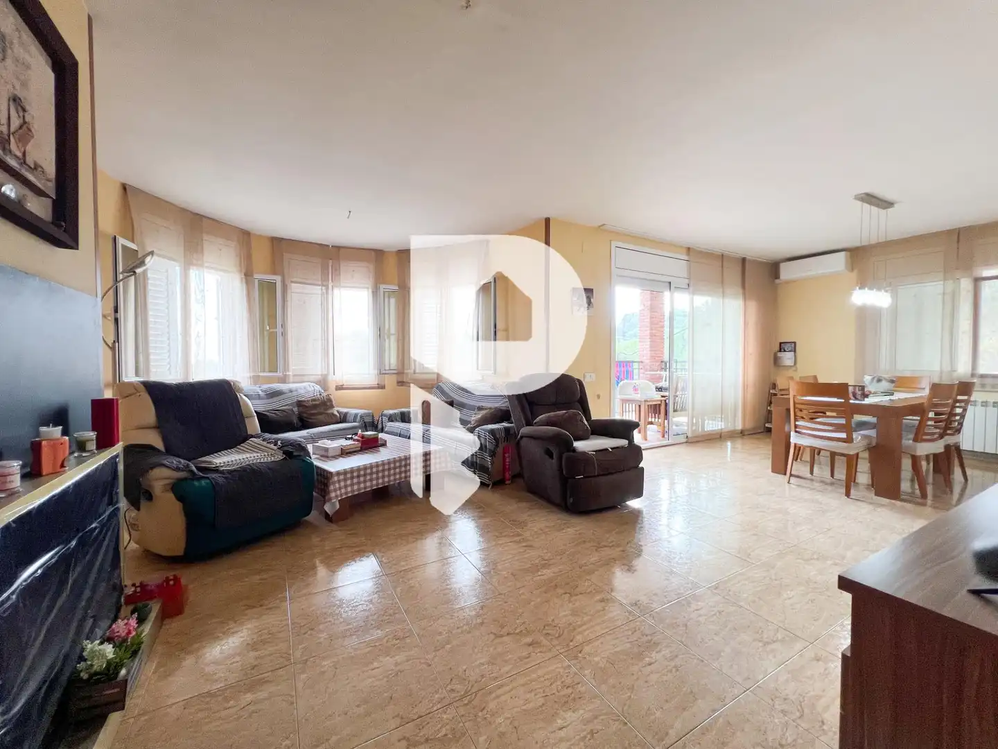 Living room of Houses for sale in Corbera de Llobregat  with Air Conditioner, Terrace and Storage room