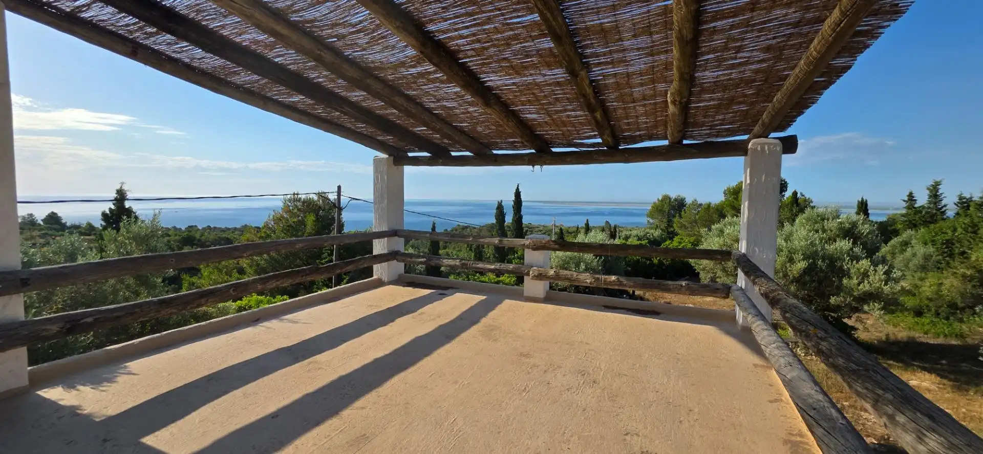Terraza de Finca rústica en venta en El Perelló con Calefacción, Jardín privado y Terraza