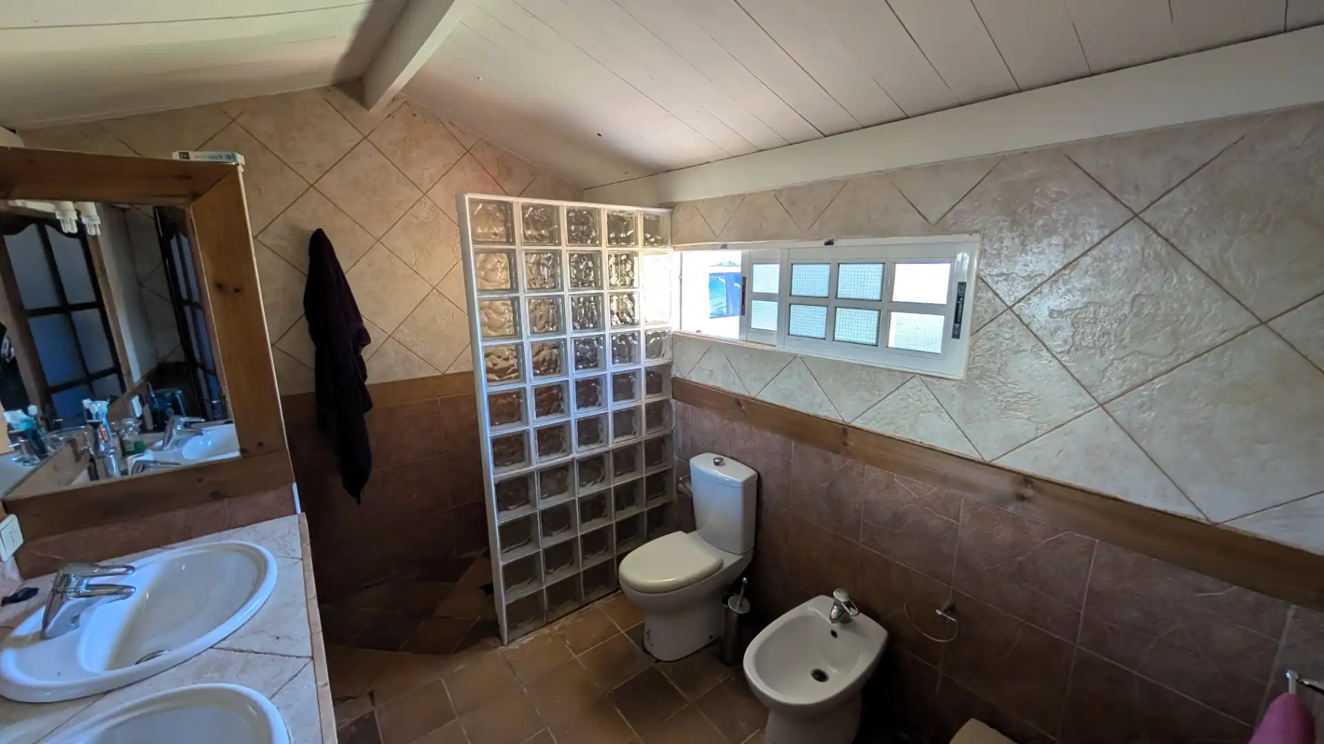 Bany de Casa o xalet en venda en Antigua amb Jardí privat, Terrassa i Traster