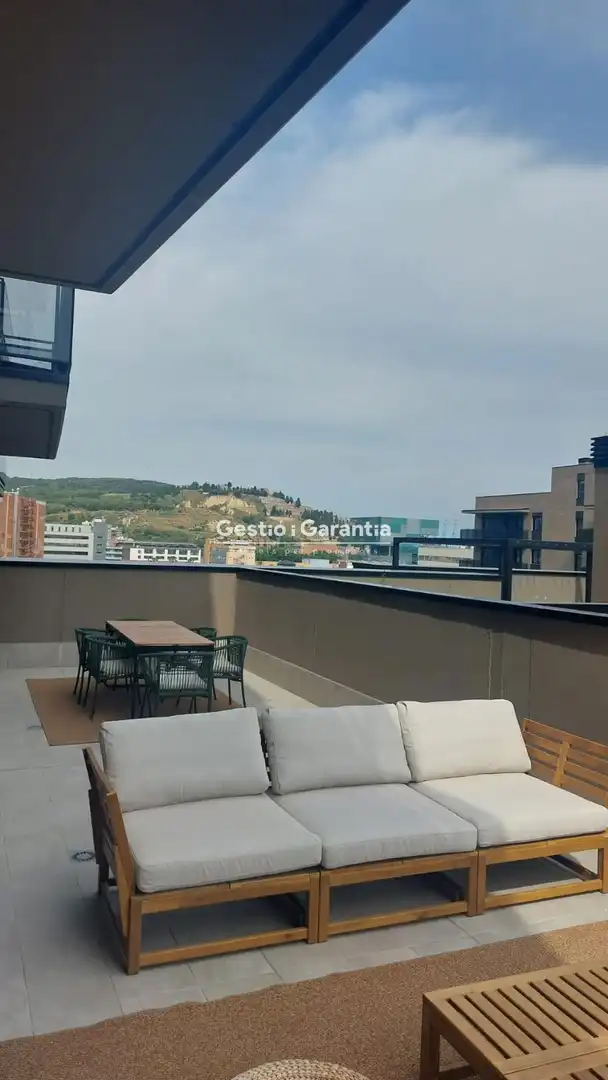 Terrace of Flat for sale in Barcelona  with Terrace, Storage room and Swimming Pool