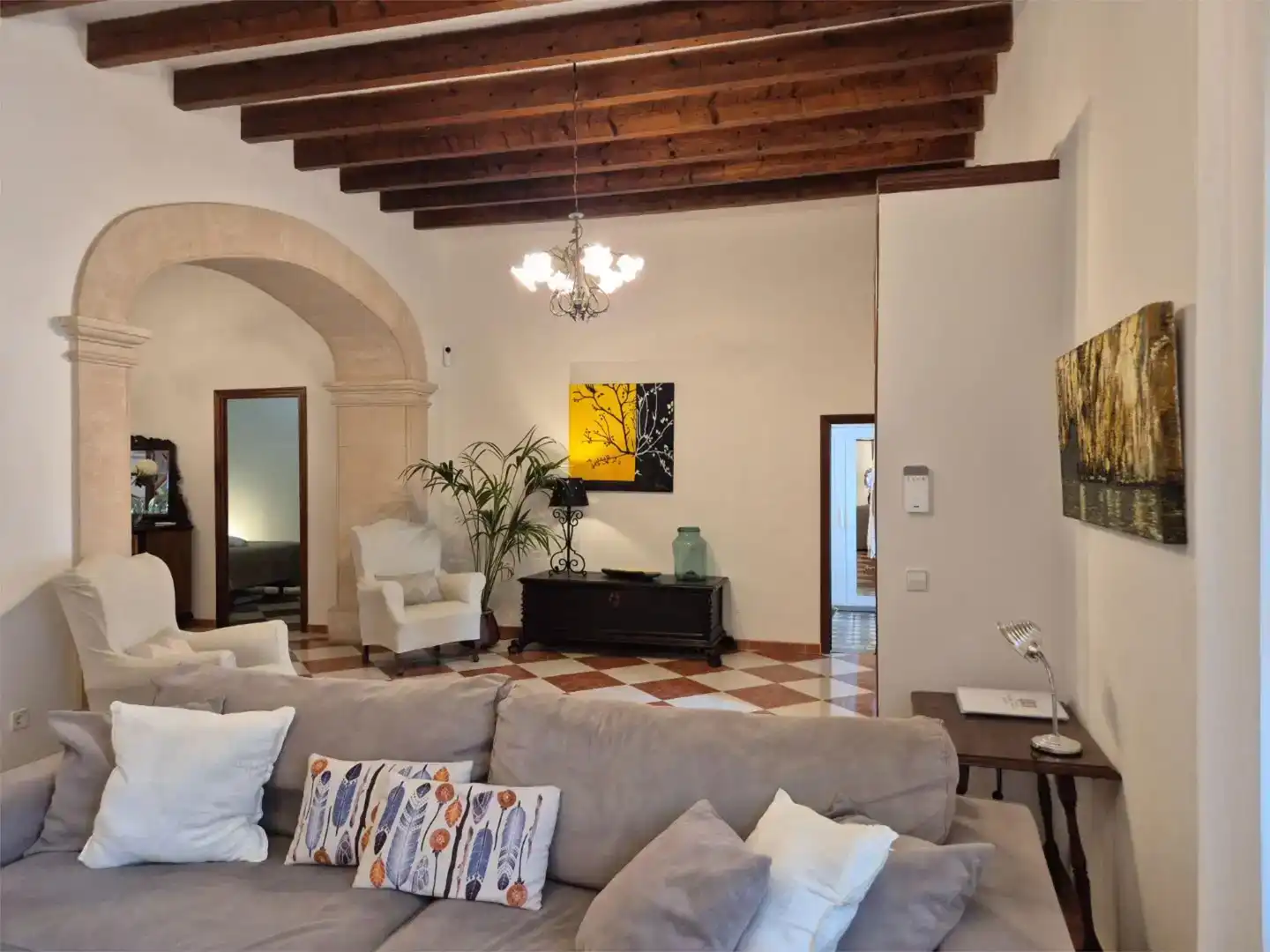 Living room of Flat for rent in Ariany  with Air Conditioner, Private garden and Storage room
