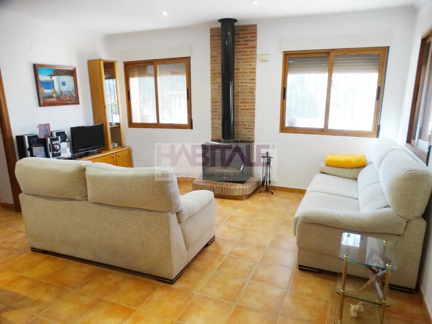 Sala d'estar de Casa o xalet en venda en Xàtiva amb Terrassa, Traster i Piscina