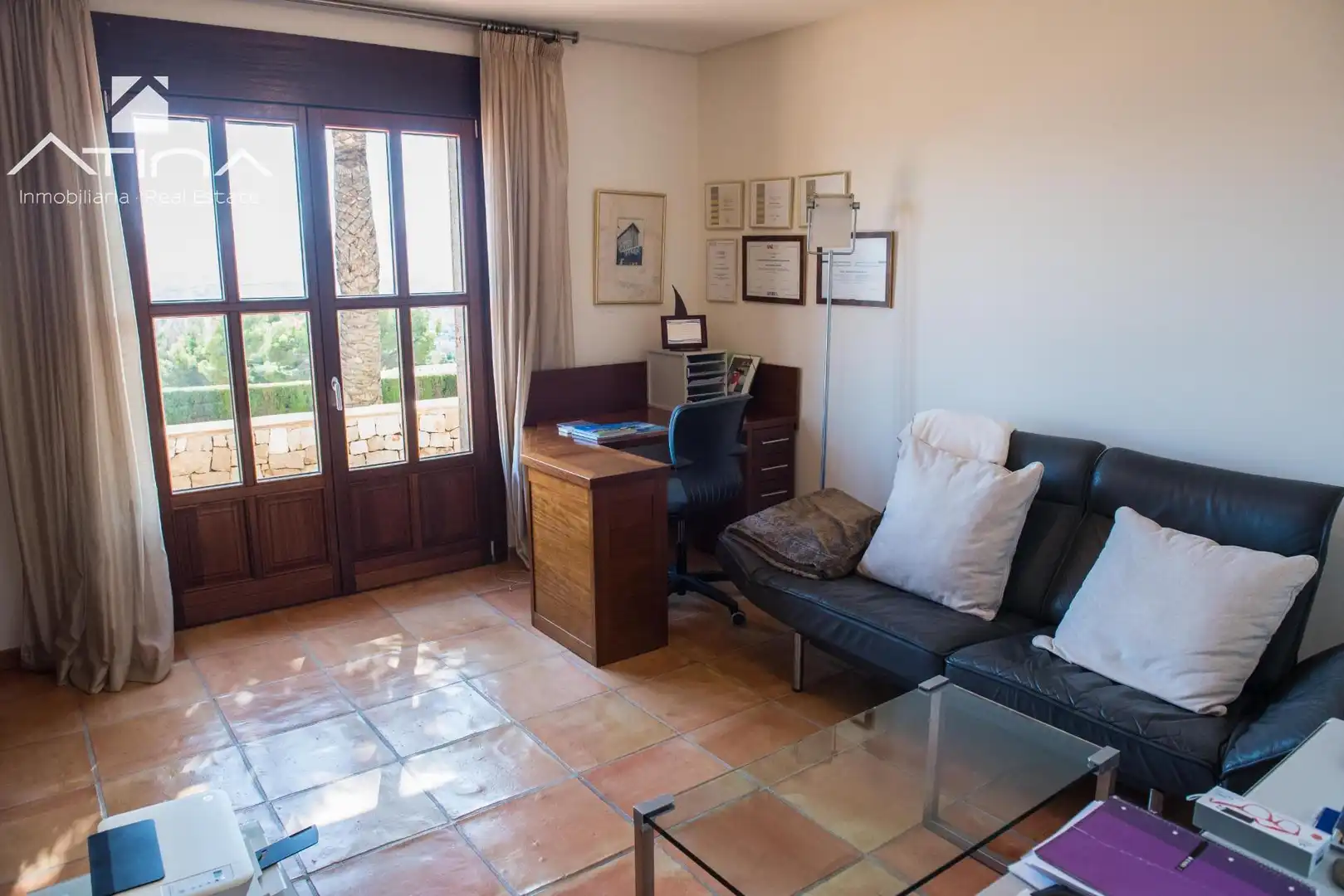 Sala de estar de Casa o chalet en venta en Jávea / Xàbia con Aire acondicionado, Jardín privado y Terraza