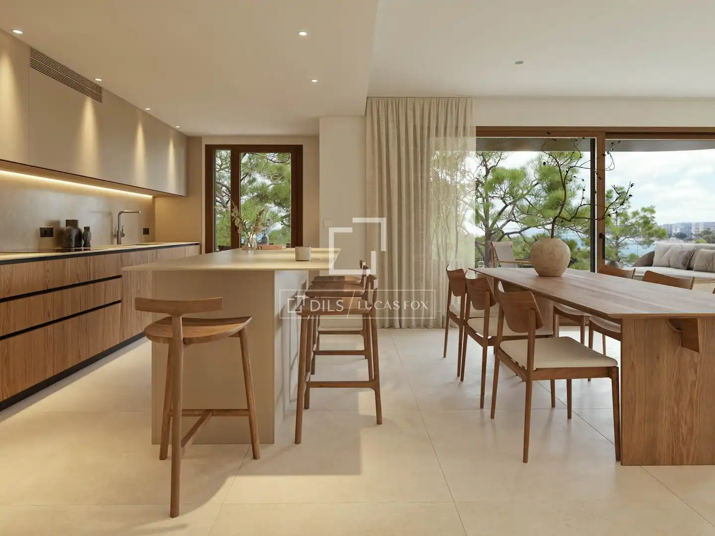 Kitchen of Flat for sale in Benicasim / Benicàssim  with Air Conditioner, Private garden and Terrace