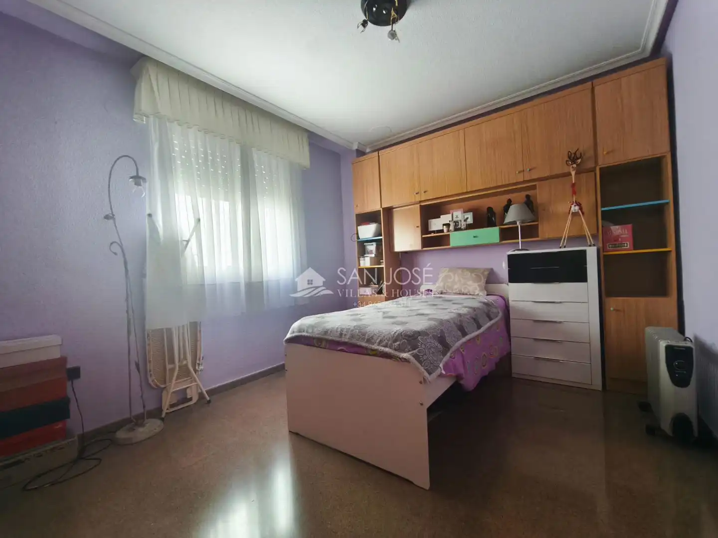 Bedroom of Flat for sale in Aspe  with Air Conditioner