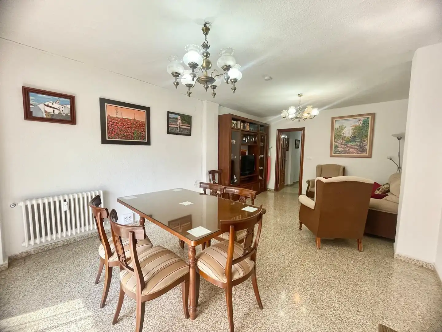 Dining room of Flat for rent in Granada  with Furnished and Balcony