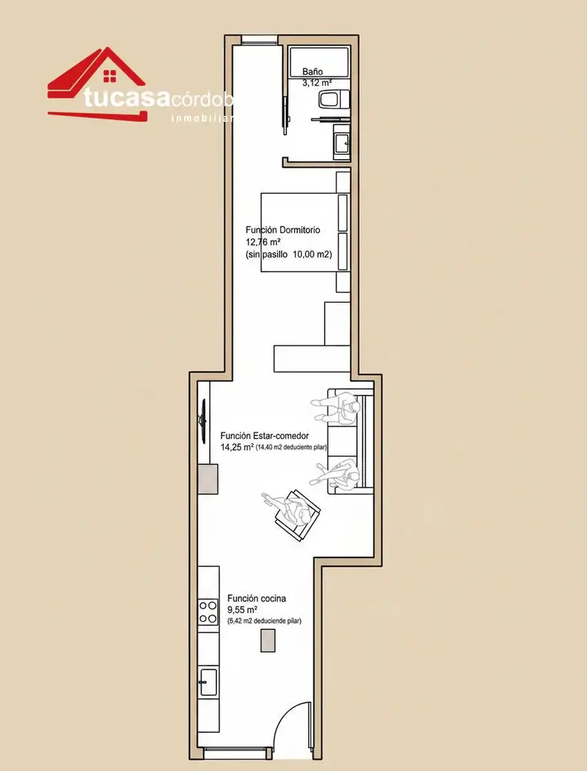 Loft en venta en Córdoba con Aire acondicionado