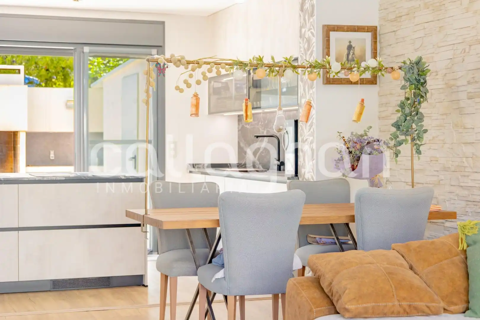 Kitchen of Detached homes for rent in Paterna  with Air Conditioner, Heating and Private garden