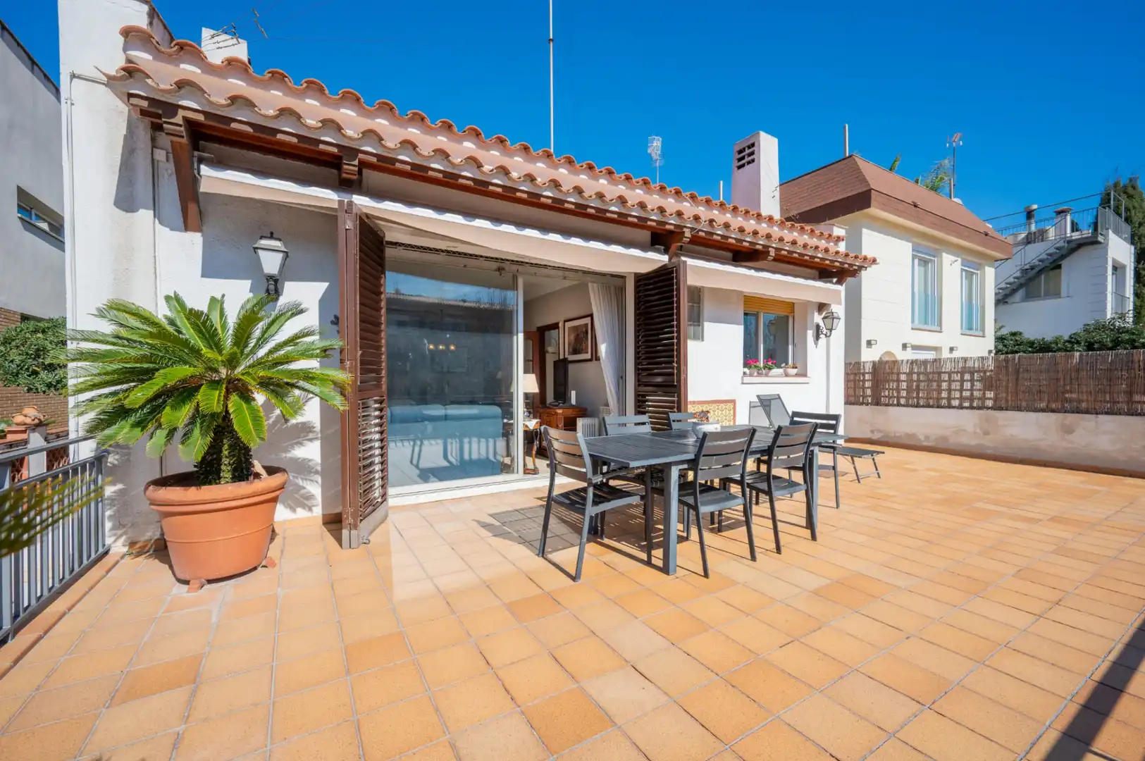 Terraza de Casa o chalet en venta en Mataró con Calefacción, Jardín privado y Terraza