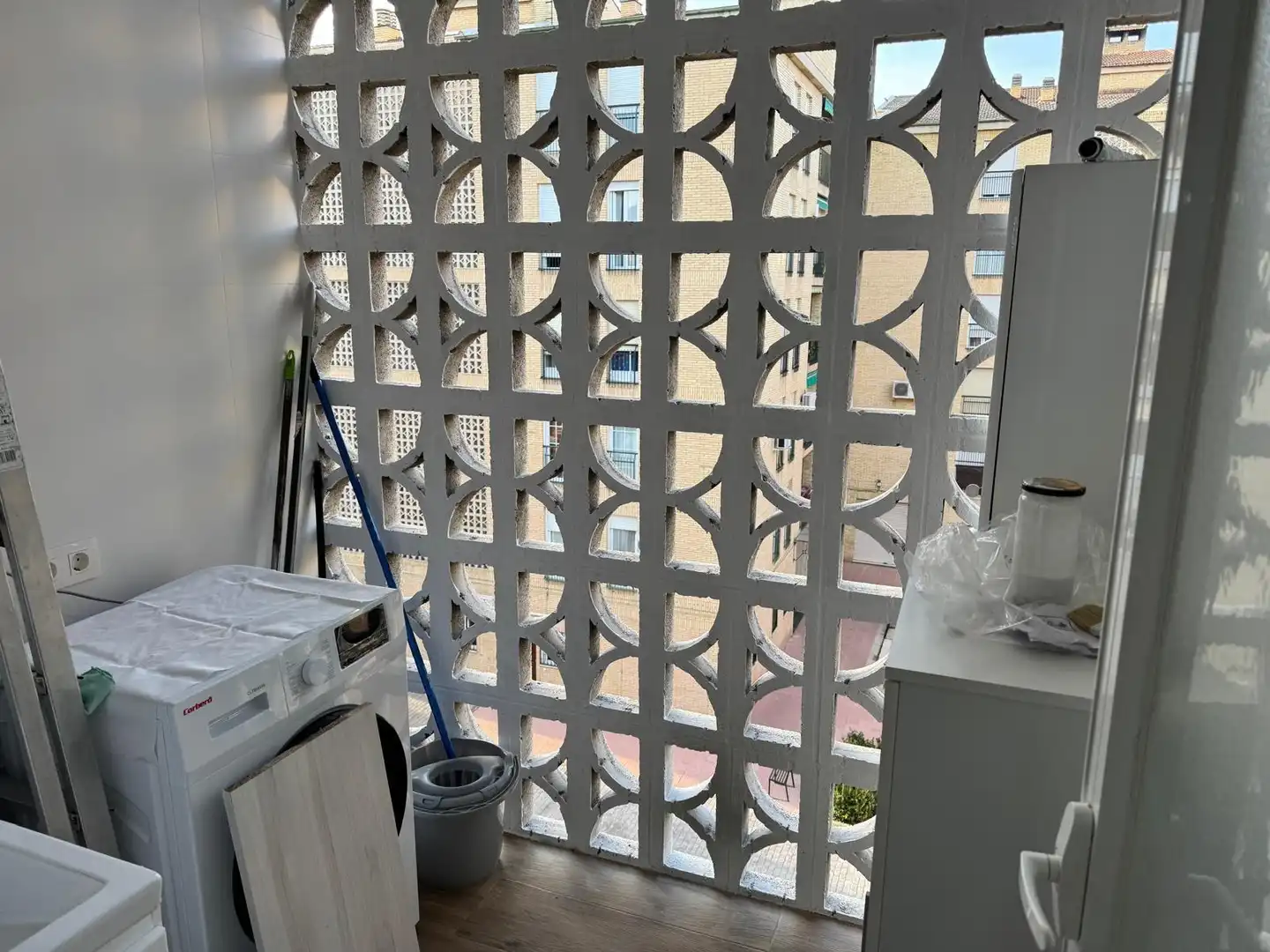 Balcony of Flat for rent in Granada  with Heating, Terrace and Furnished
