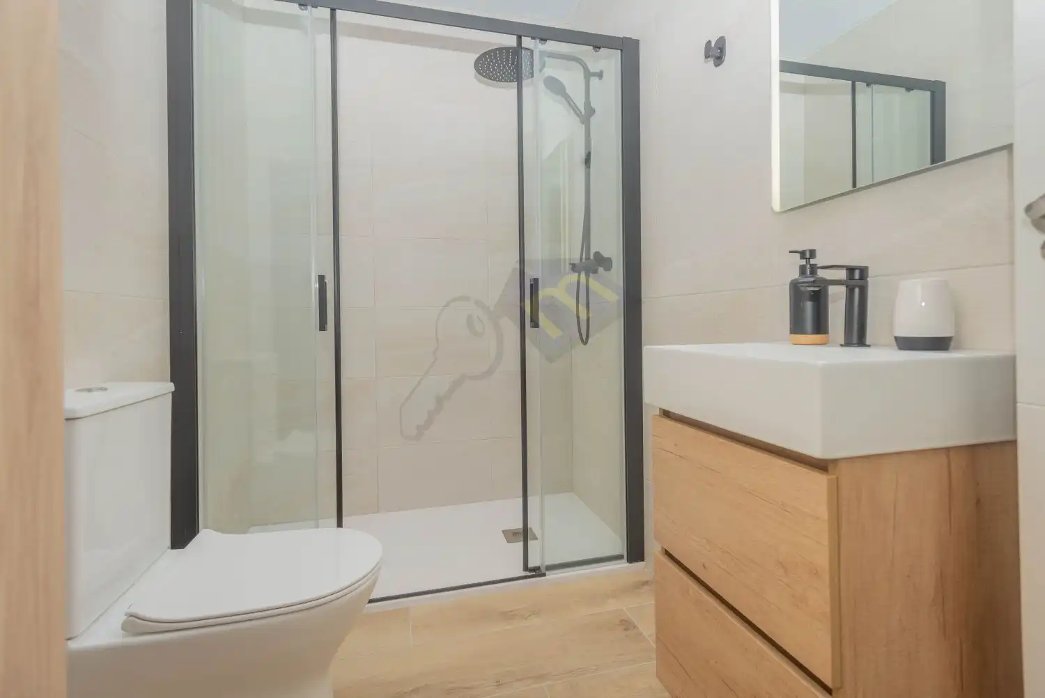 Baño de Apartamento en venta en Calpe / Calp con Aire acondicionado, Calefacción y Terraza