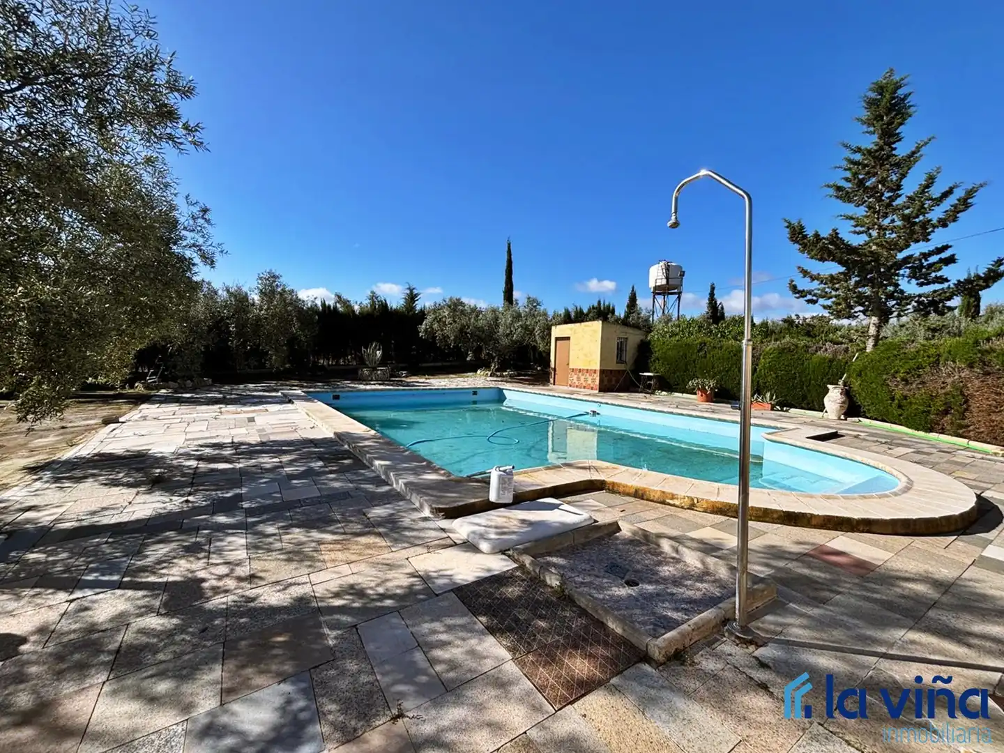 Piscina de Casa o chalet en venta en Casariche con Aire acondicionado, Calefacción y Jardín privado