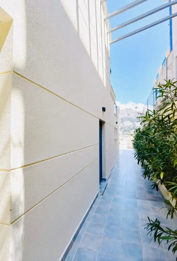 Vista exterior de Casa o chalet en venta en Altea con Aire acondicionado, Calefacción y Jardín privado