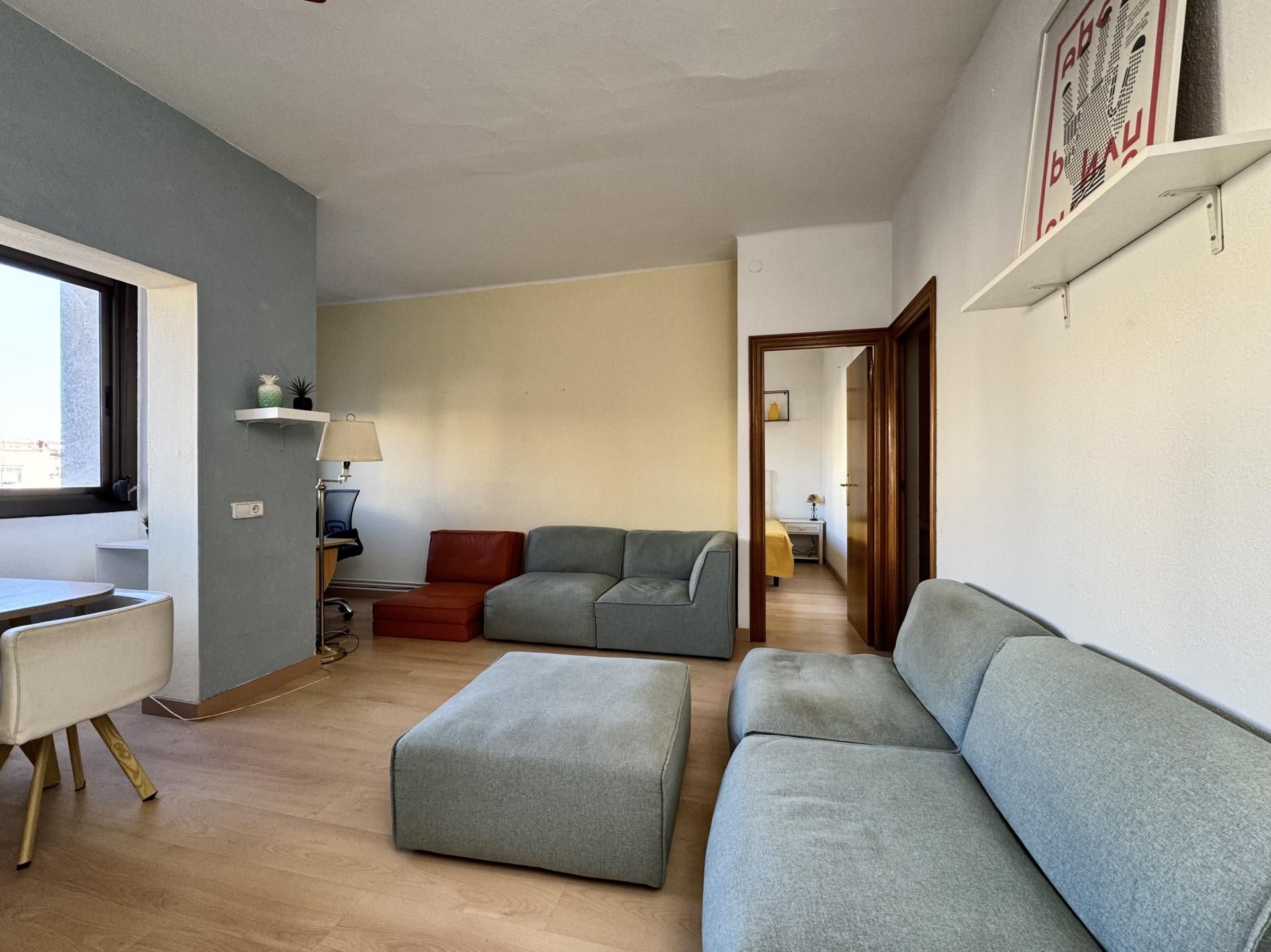 Sala de estar de Piso en venta en  Barcelona Capital con Calefacción, Horno y Microondas