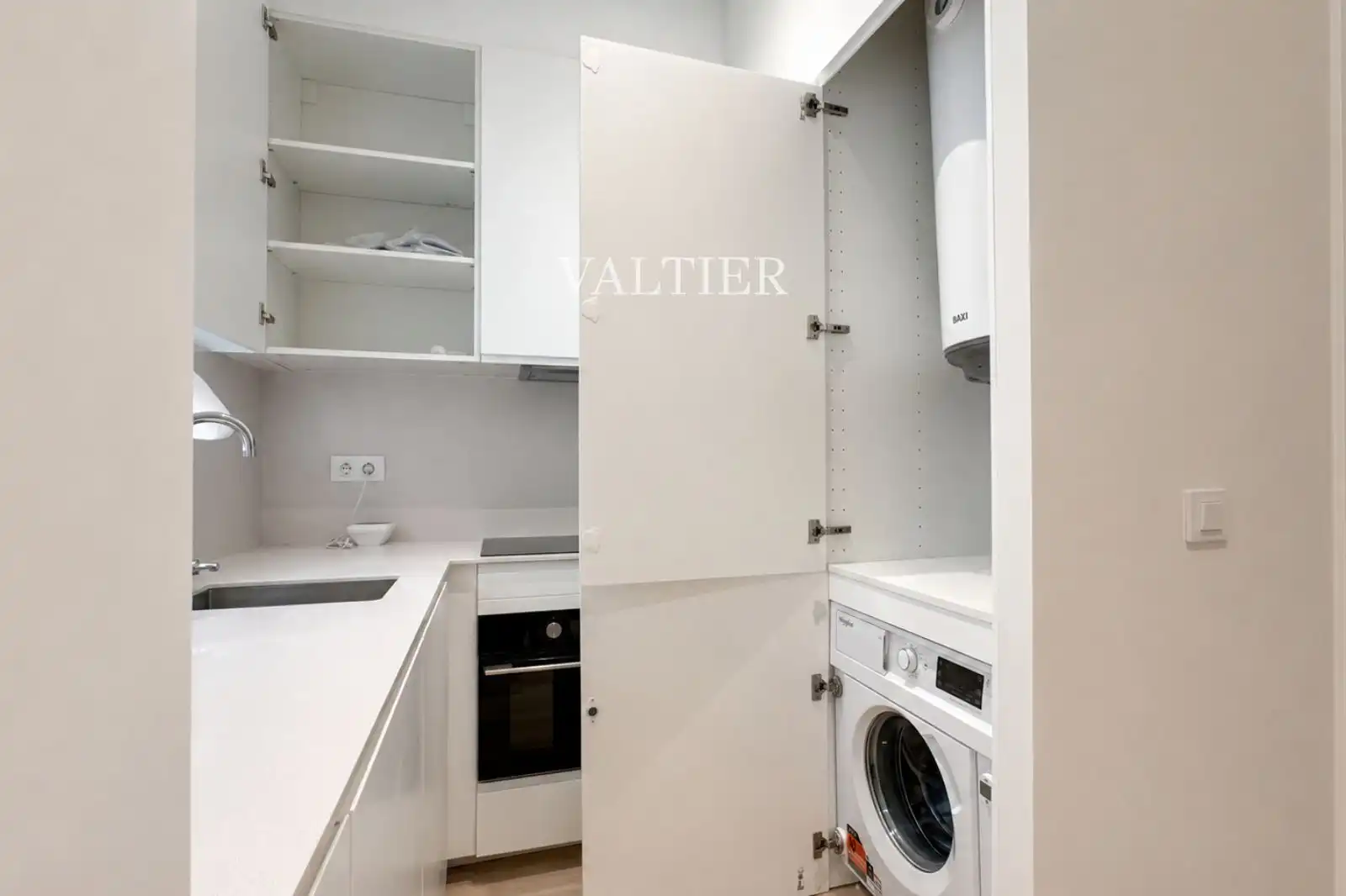 Cocina de Piso de alquiler en Madrid con Calefacción y Amueblado