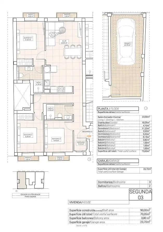 Apartment with terrace for sale in Hondón de las Nieves / El Fondó de les Neus, imagen 8