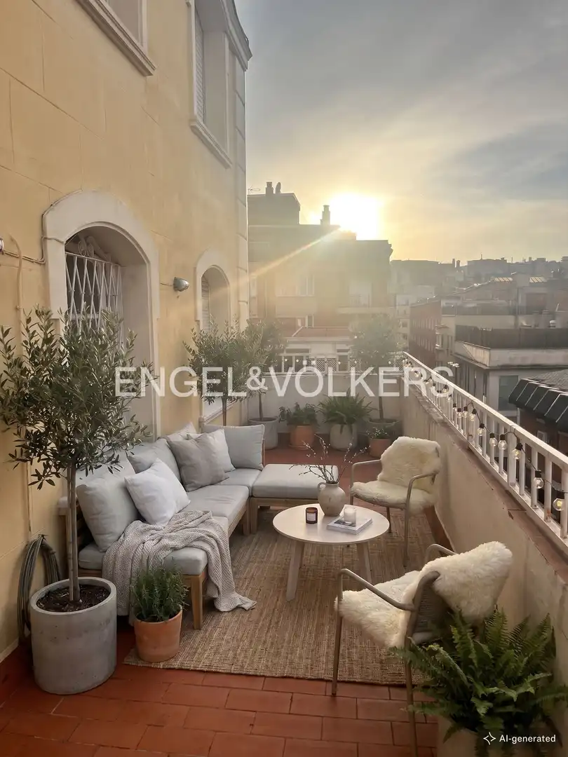 Terrassa de Àtic en venda en Barcelona amb Calefacció i Terrassa