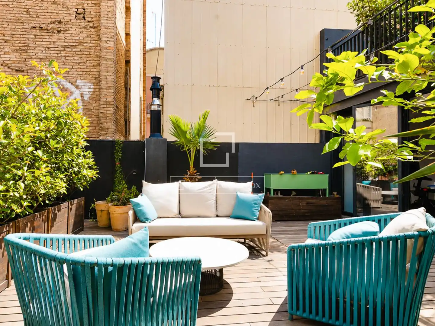 Terrassa de Casa o xalet en venda en Barcelona amb Aire condicionat, Jardí privat i Terrassa
