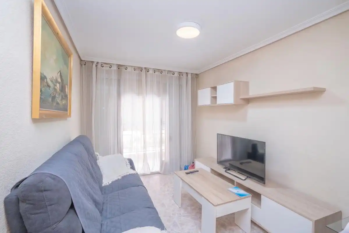 Sala de estar de Piso en venta en Alicante / Alacant con Aire acondicionado, Calefacción y Trastero