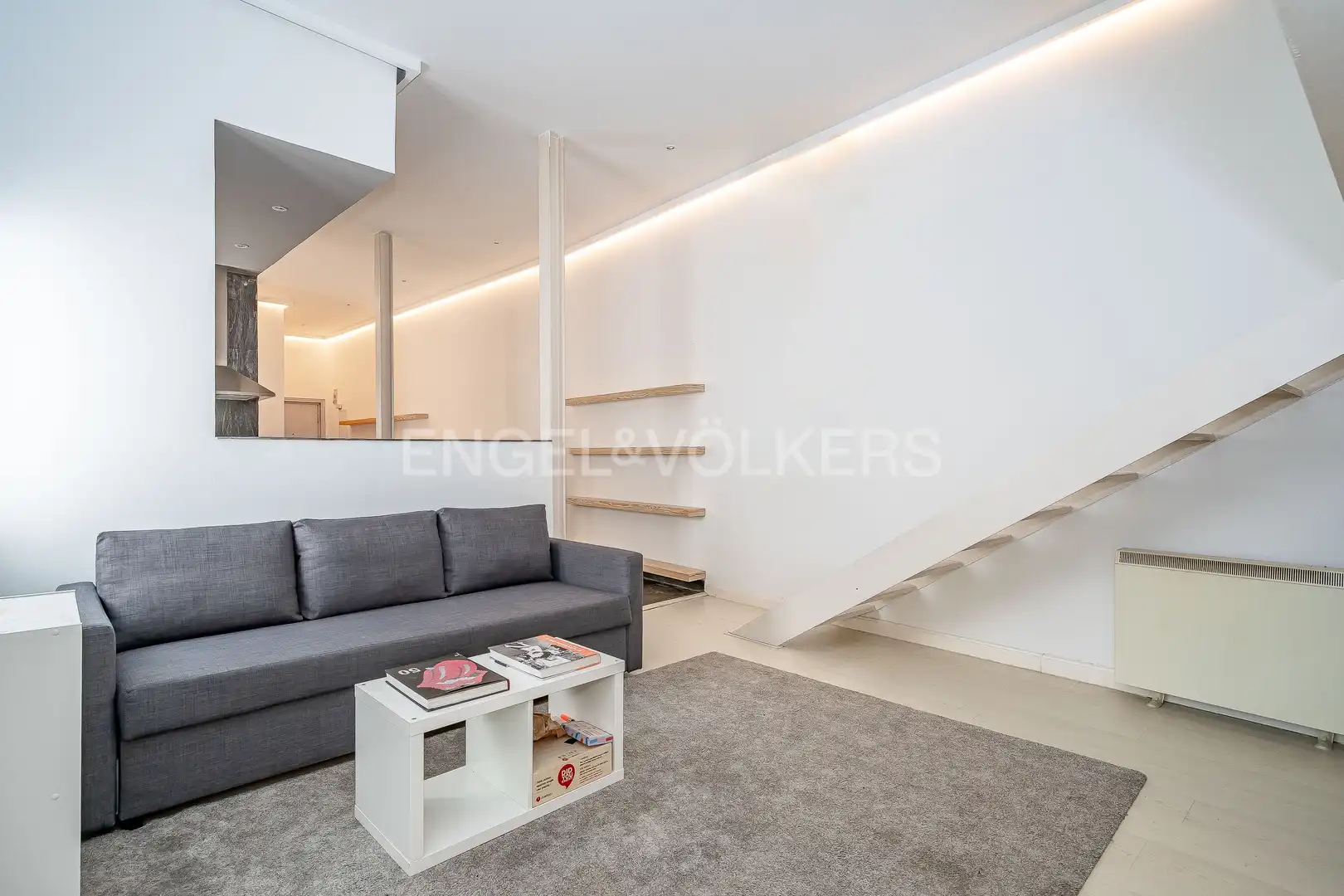 Wohnzimmer von Wohnung zum Verkauf in Madrid mit Heizung und Balkon