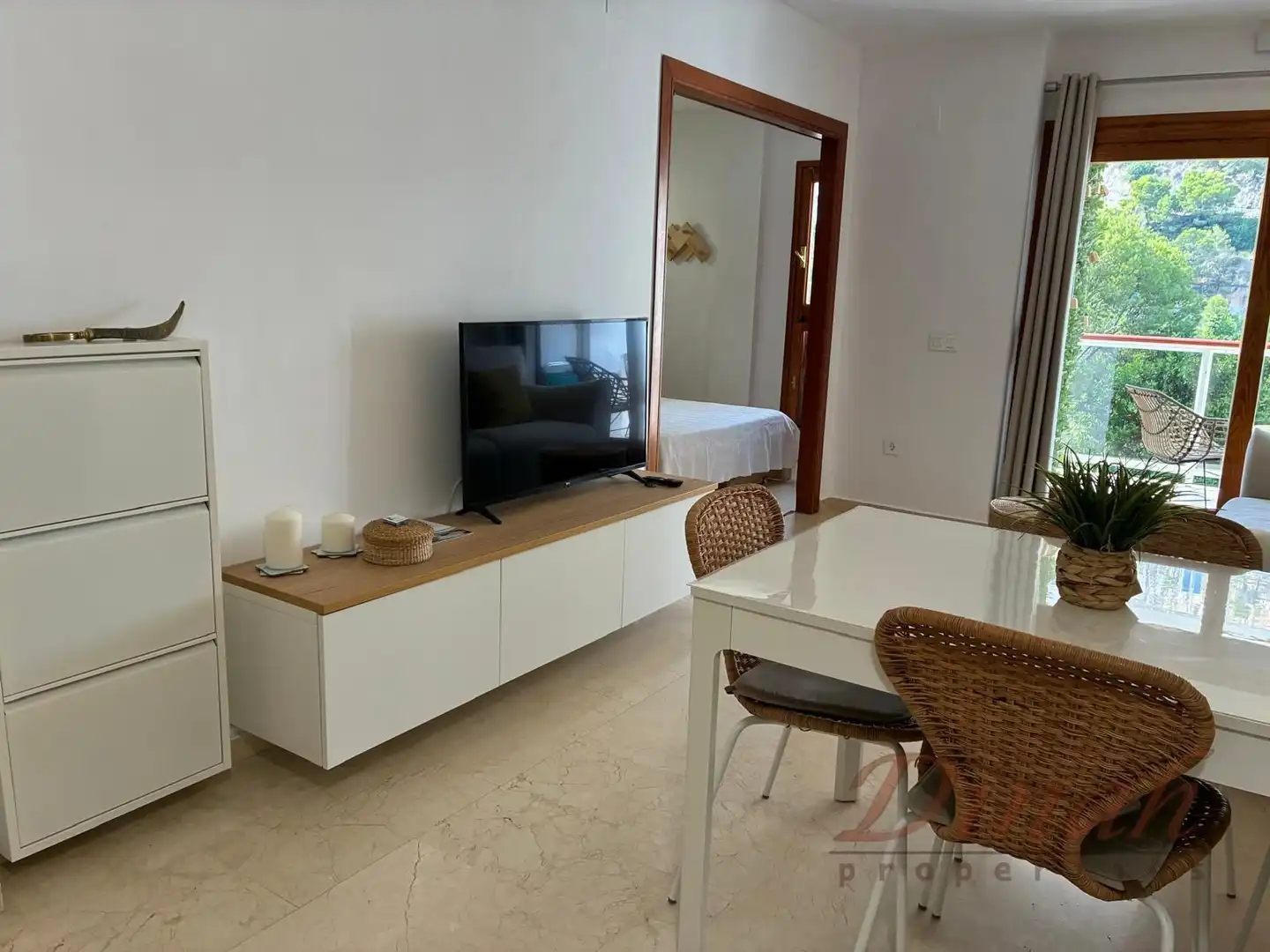 Sala de estar de Apartamento de alquiler en Altea con Aire acondicionado, Calefacción y Amueblado