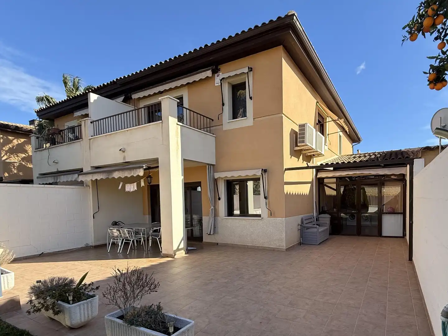 Terrassa de Casa o xalet en venda en Mutxamel amb Aire condicionat, Calefacció i Jardí privat