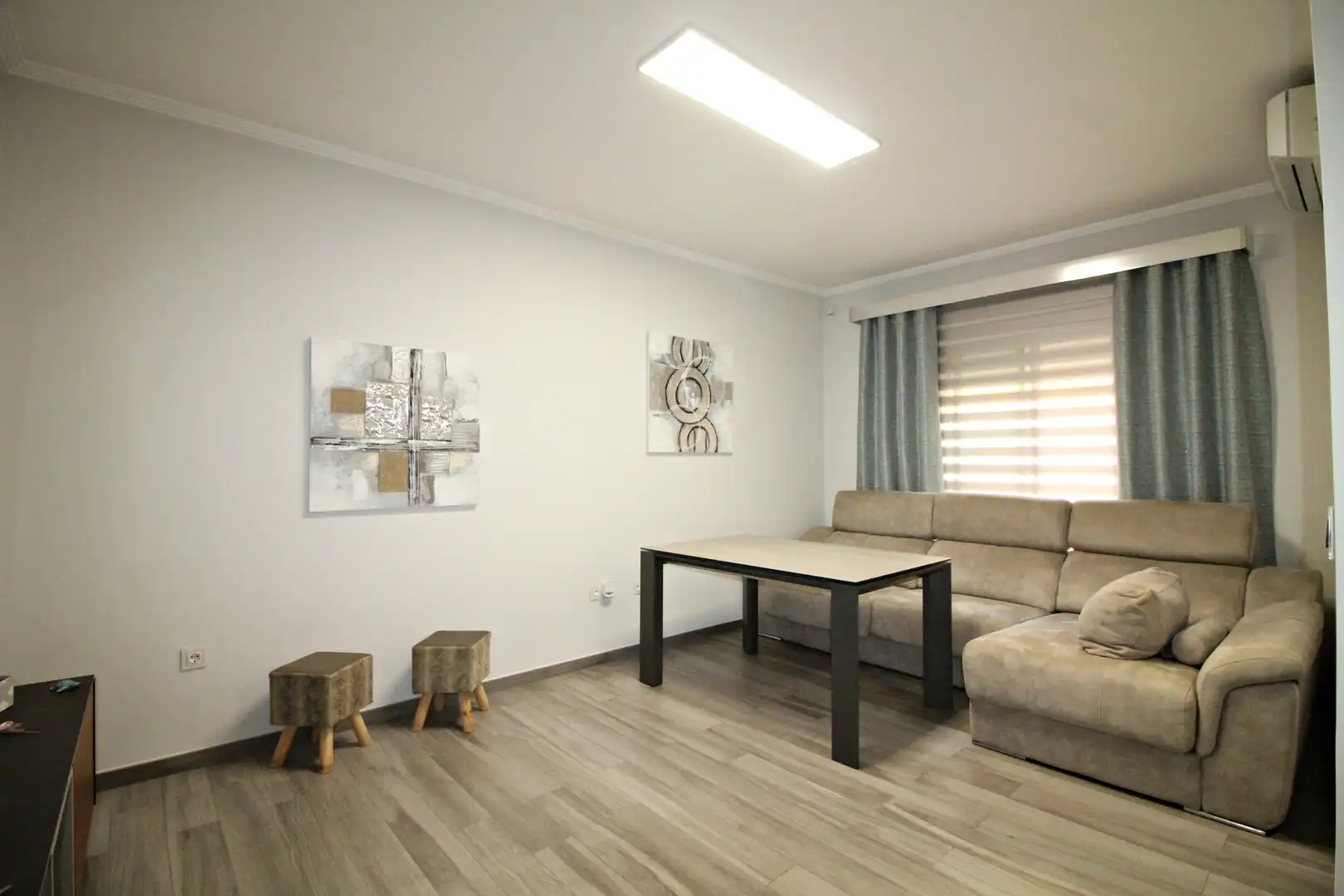 Sala de estar de Casa adosada en venta en San Juan del Puerto con Amueblado