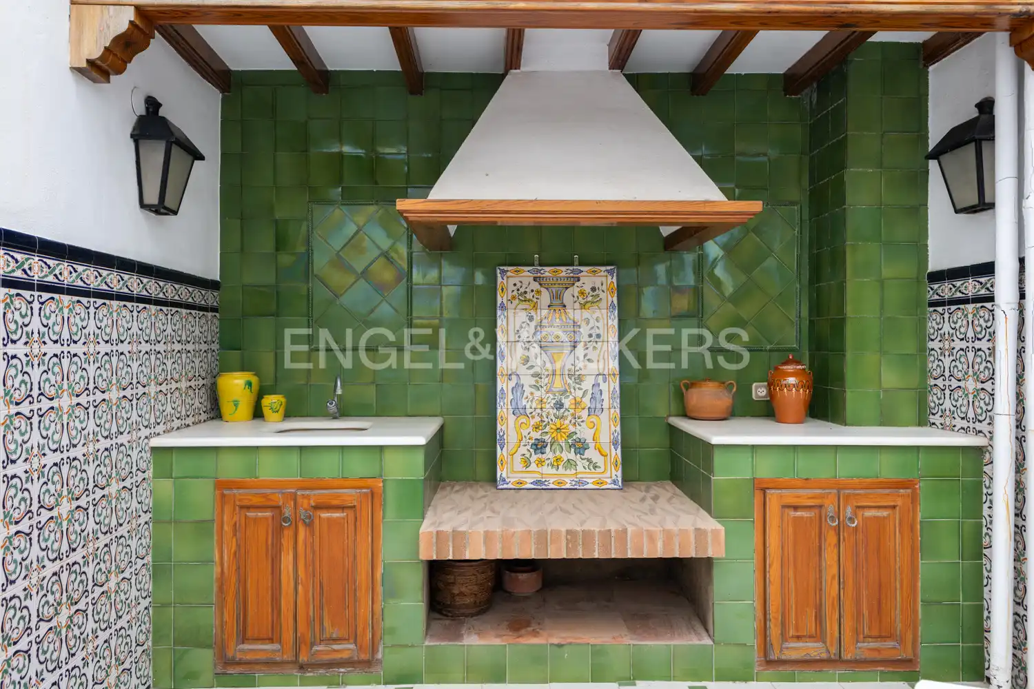 Cocina de Piso de alquiler en Carlet con Calefacción, Terraza y Trastero