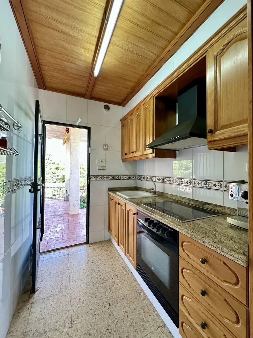 Cocina de Casa o chalet en venta en Llaurí con Aire acondicionado, Calefacción y Terraza
