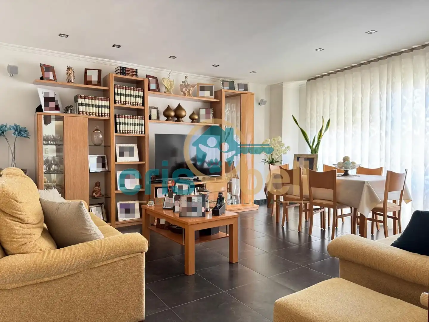 Sala de estar de Piso en venta en Lorca con Aire acondicionado, Trastero y Amueblado