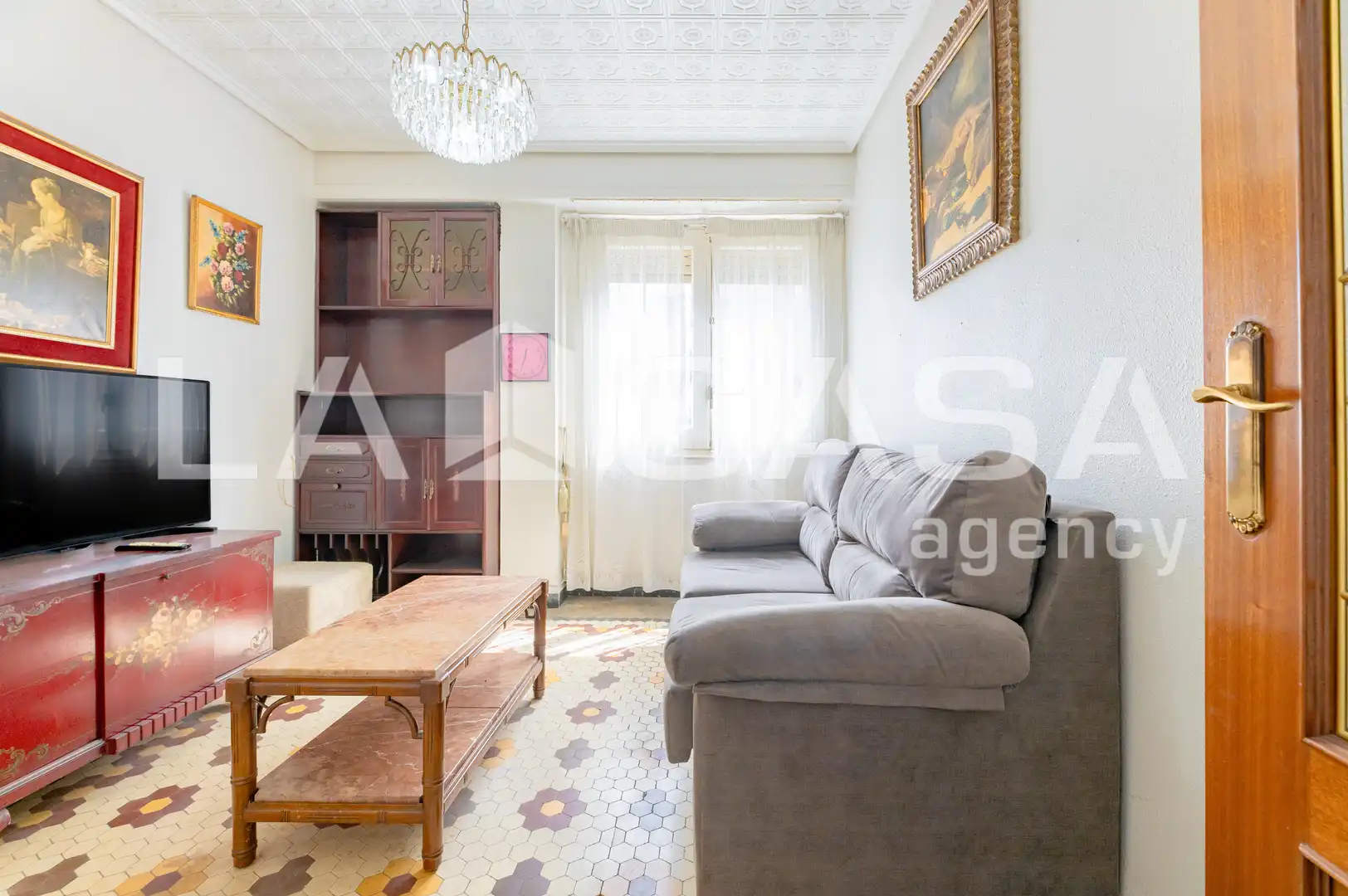 Living room of Flat for sale in Valencia  with Heating and Balcony