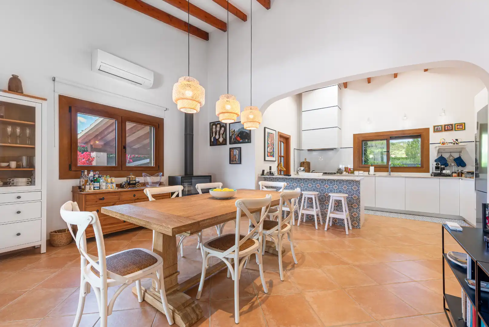 Comedor de Casa o chalet en venta en Pollença con Aire acondicionado, Calefacción y Jardín privado